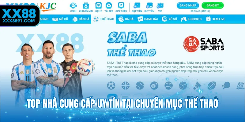 Top nhà cung cấp uy tín tại chuyên mục Thể thao